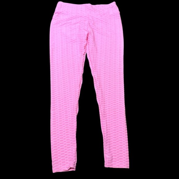 Pink Bum Scrunch Leggings - Picture 1 of 2